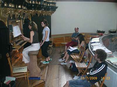Orgelkurs Altenburg 2009